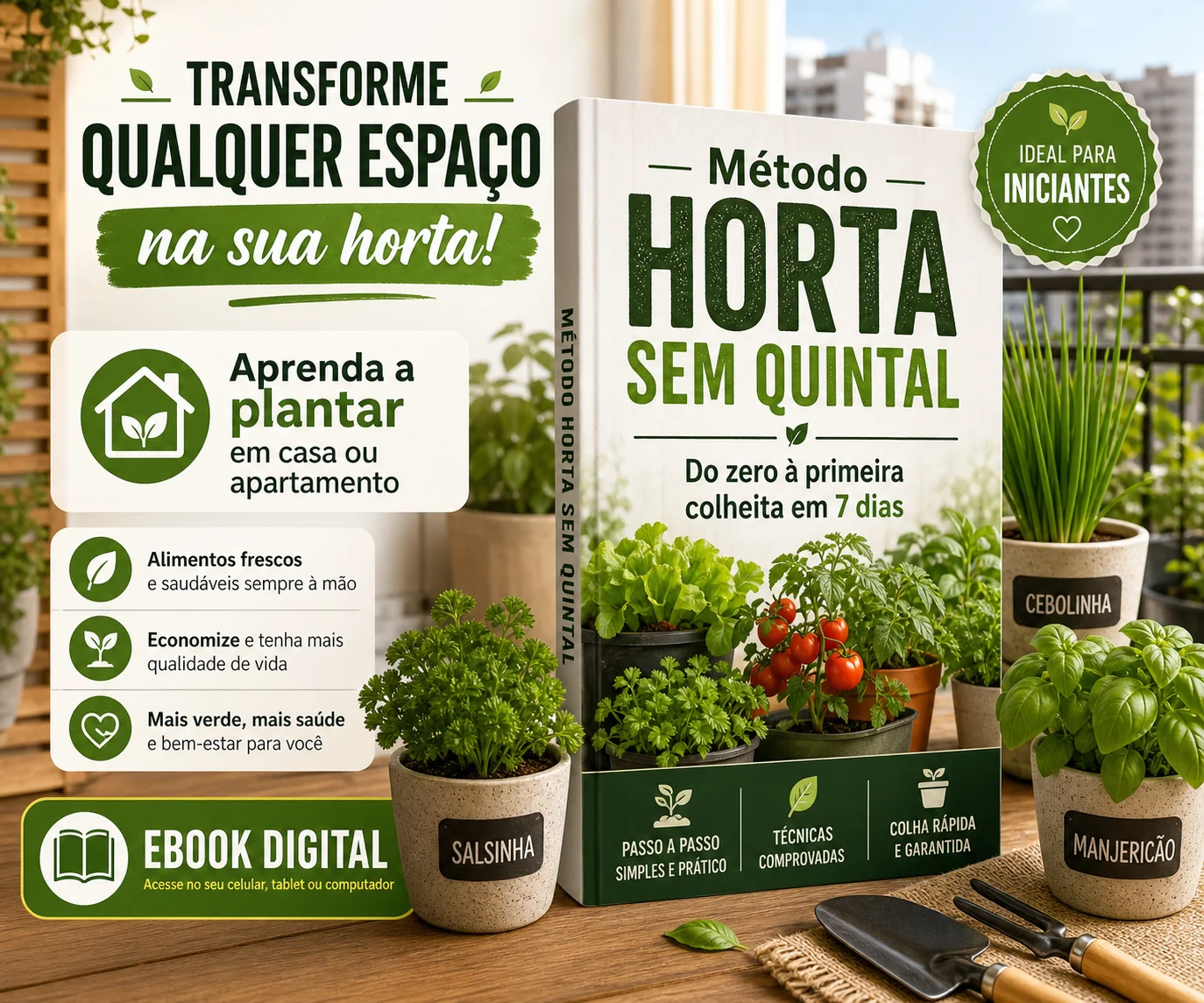 E-book Método Horta Sem Quintal